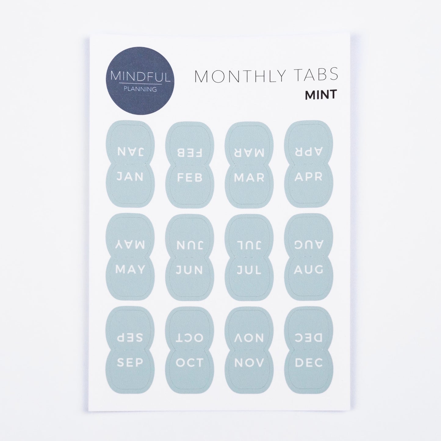 Monthly Divider Tabs